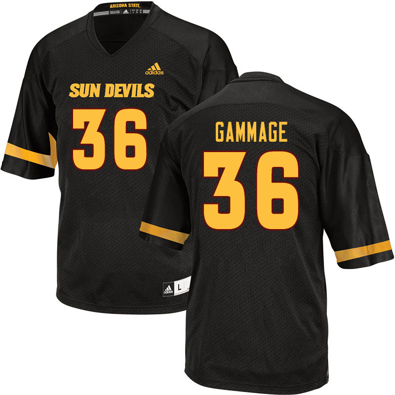 Men #36 Alijah Gammage Arizona State Sun Devils College Football Jerseys Sale-Black